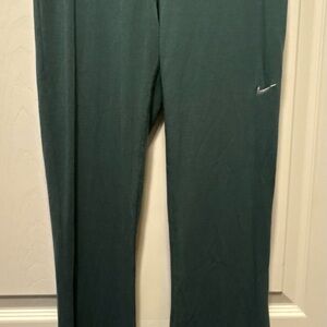 Nike Green Athletic Lounge‎ Pants Activewear Tracksuit Bottoms Womens Sample Tag